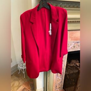 Tahari Blazer - Red